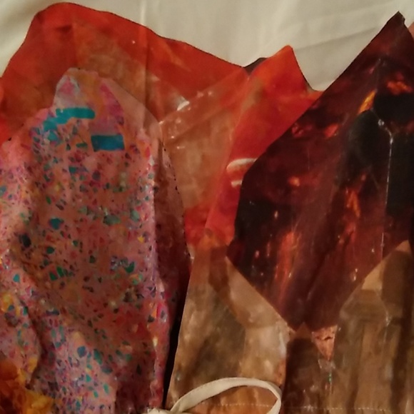 To Be Adored Rocks and Minerals silk dress, Small - Picture 5 of 7